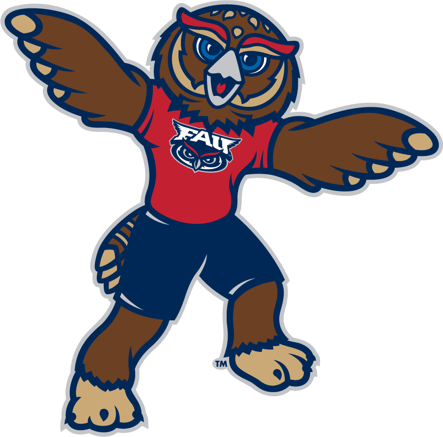 Florida Atlantic Owls 2015-Pres Mascot Logo t shirts iron on transfers